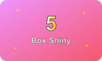 5 Box shiny